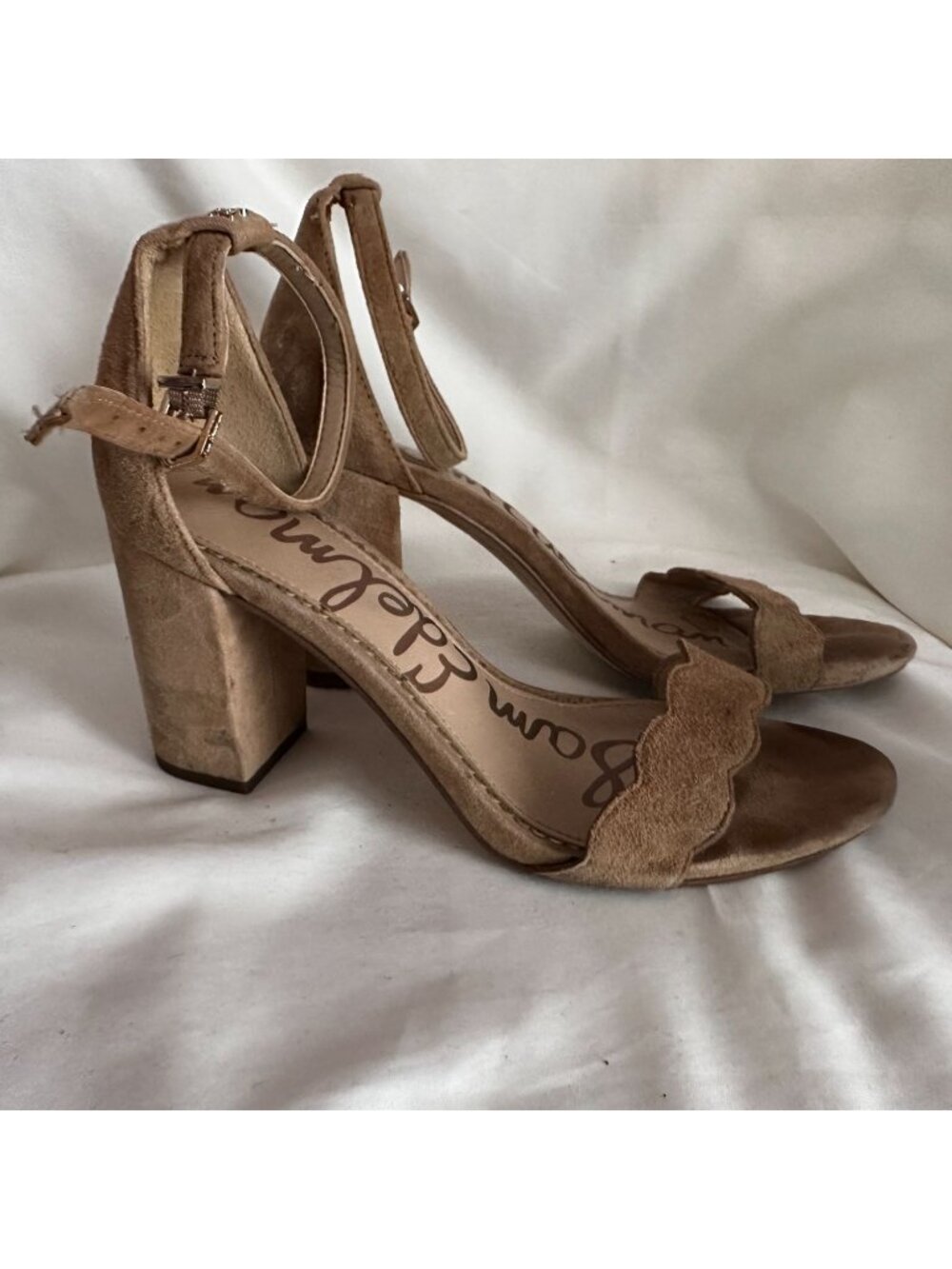 Sam Edelman Women's Odila Suede Heeled Sandal size 6.5